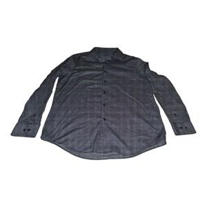 Tasso Elba Dress Shirt Men's Large Long Sleeve Point Collar Casual Work Wear